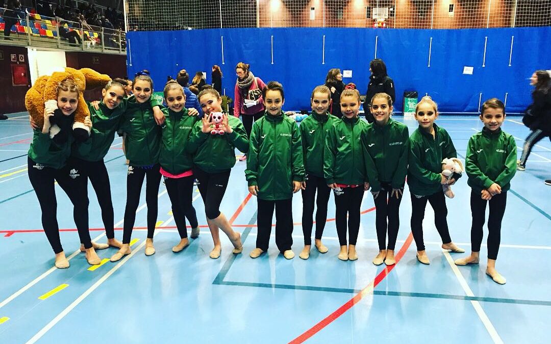 Primers resultats en competició dels gimnastes Mamuts