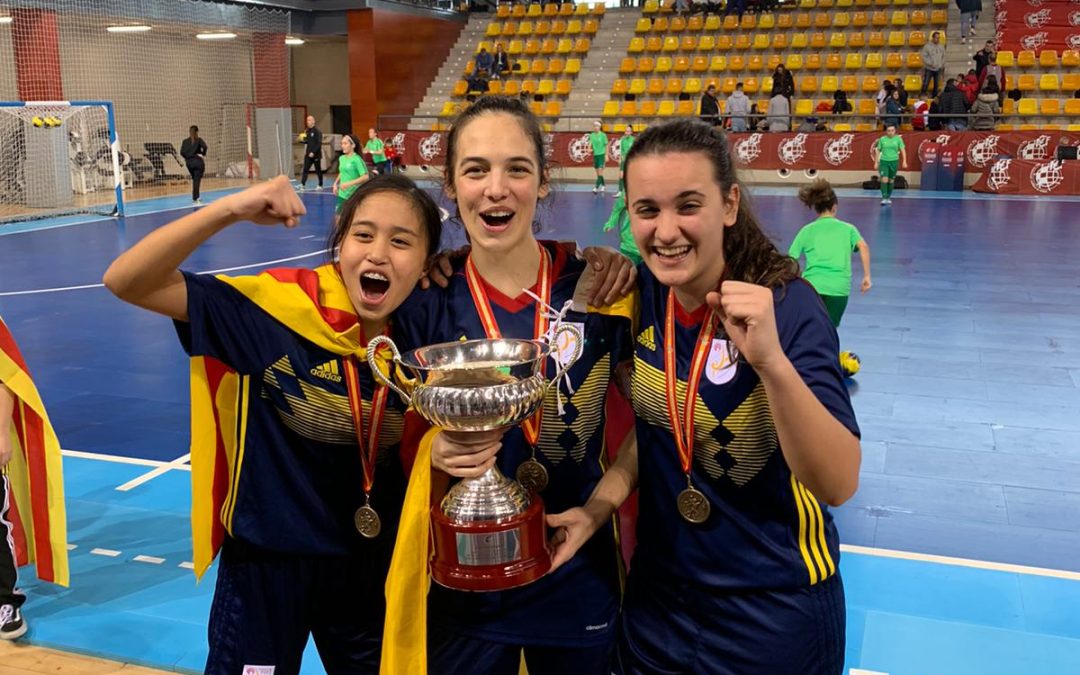 Tres mamuts campiones d’Espanya amb la Selecció Catalana