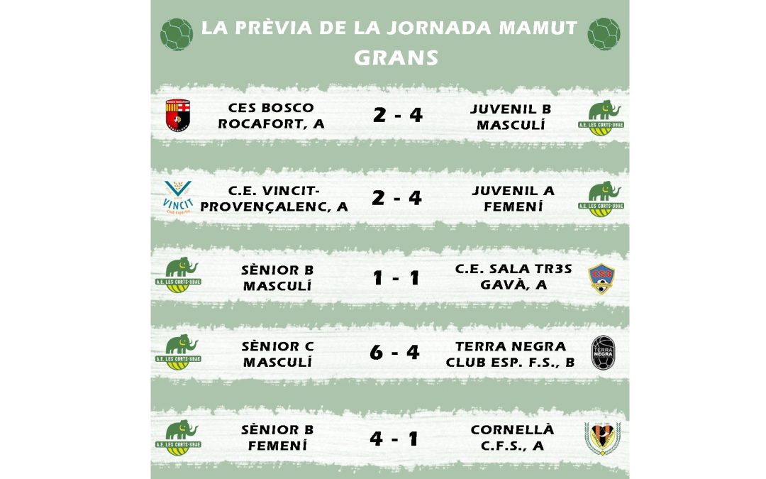 El post de la jornada mamut de futbol sala