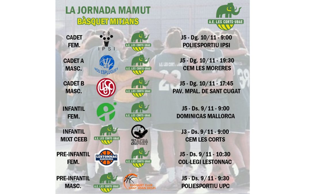 La prèvia de la jornada mamut de bàsquet