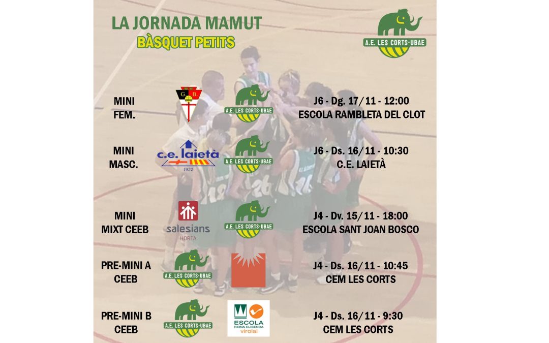 La prèvia de la jornada mamut de bàsquet