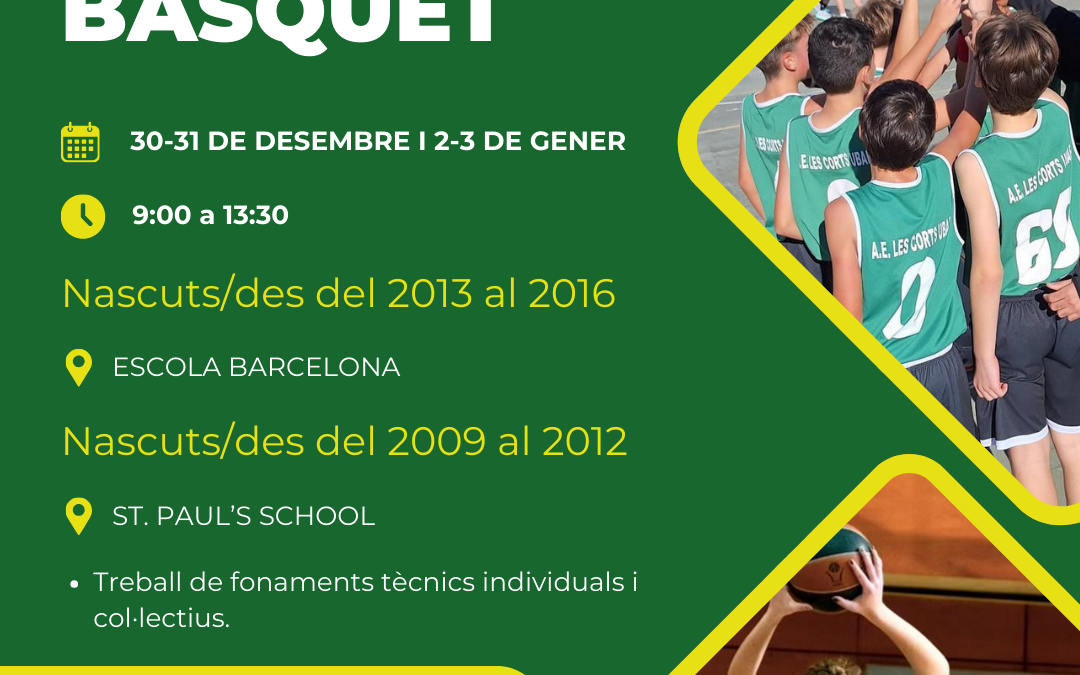 Tecnificació de Nadal de Bàsquet