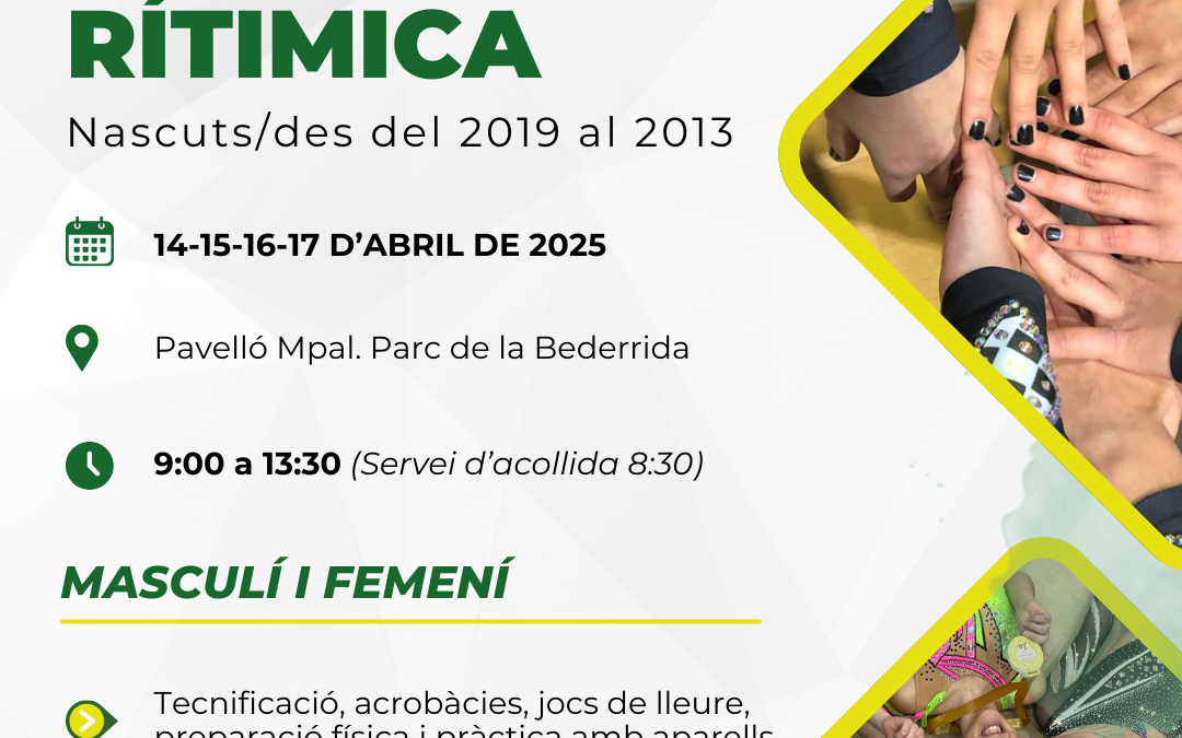 Tecnificació de Setmana Santa de Gimnàstica