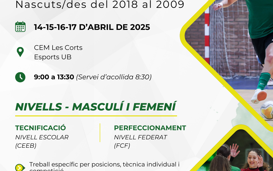 Tecnificació de Setmana Santa de Futbol Sala